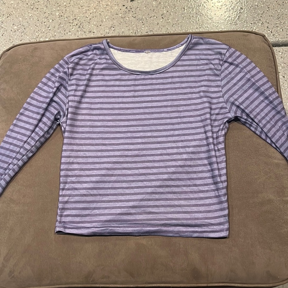 Striped blue long sleeve